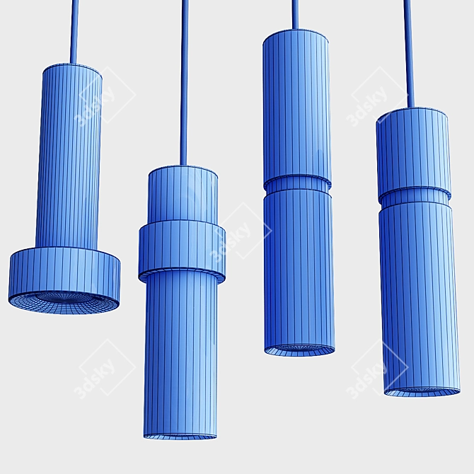 Elegant BRESSO Pendant Light 3D model image 2