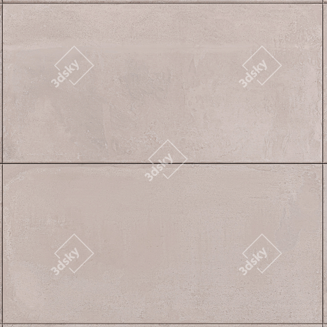 Concrete Wall Tiles: Concrea Bone Collection 3D model image 2