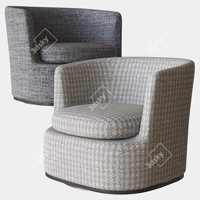 Apollo Armchair: Modern Luxury Design 3D model image 1