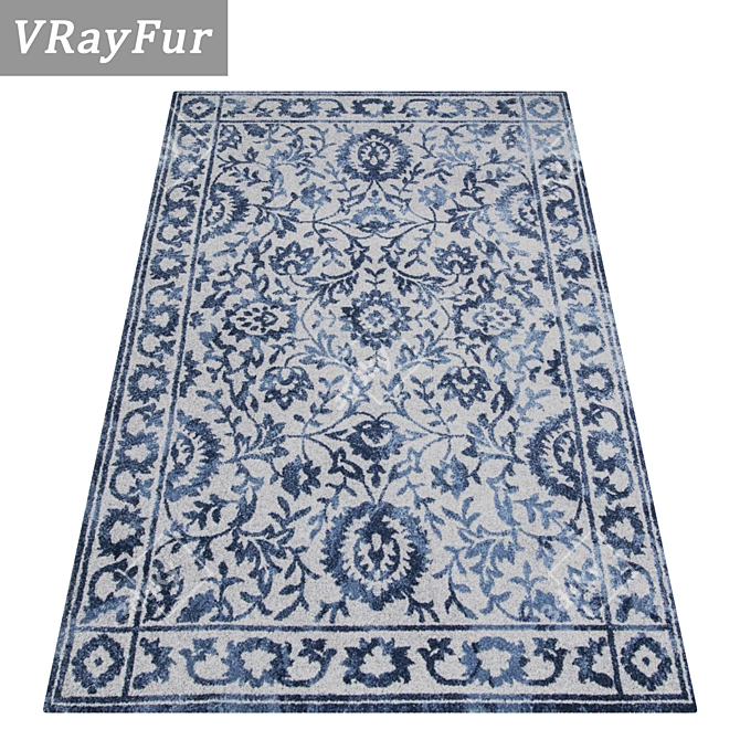 High-Quality Carpet Set 3D model image 2