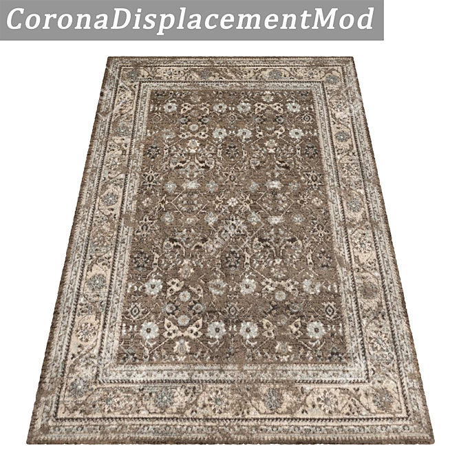 High-Quality Carpet Set 3D model image 4