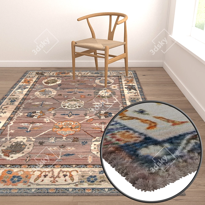 Deluxe Carpet Set - High Quality Textures 3D model image 5