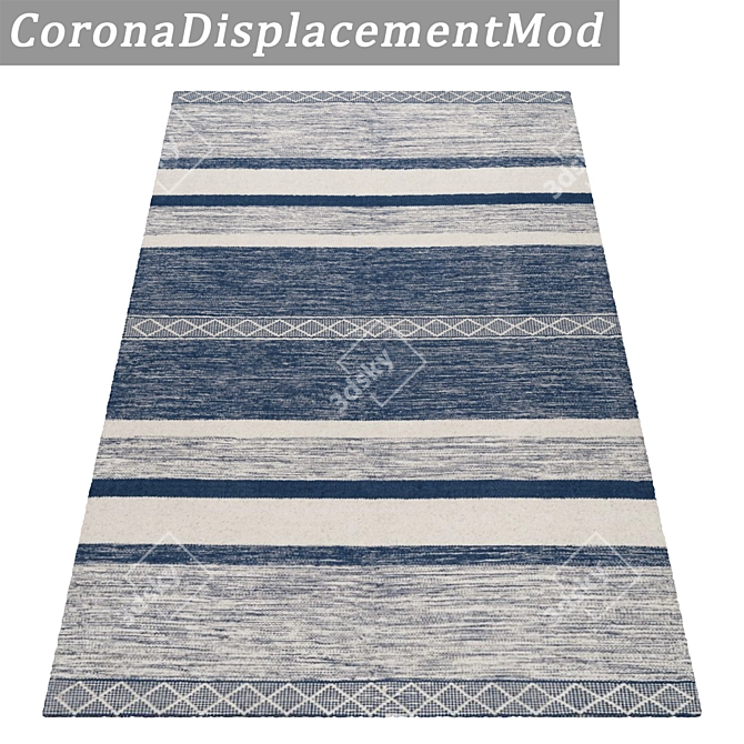 Versatile Carpets Set: High-Quality Textures, Various Render Options 3D model image 4