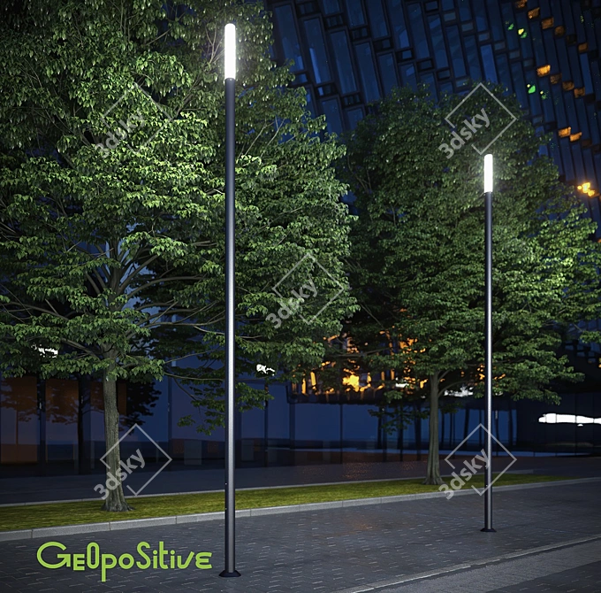 Urban Spotlight: B7 OM Street & Park Luminaire 3D model image 5