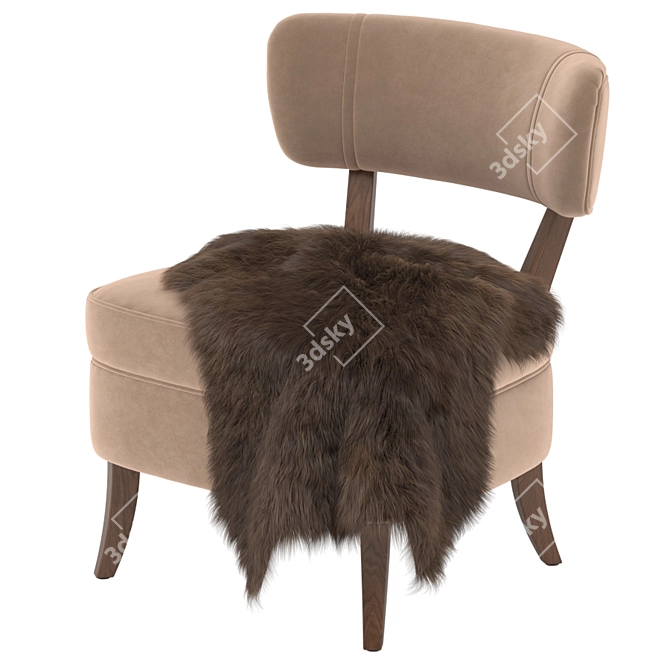 Luxury Tosconova Cigar Chair 3D model image 2