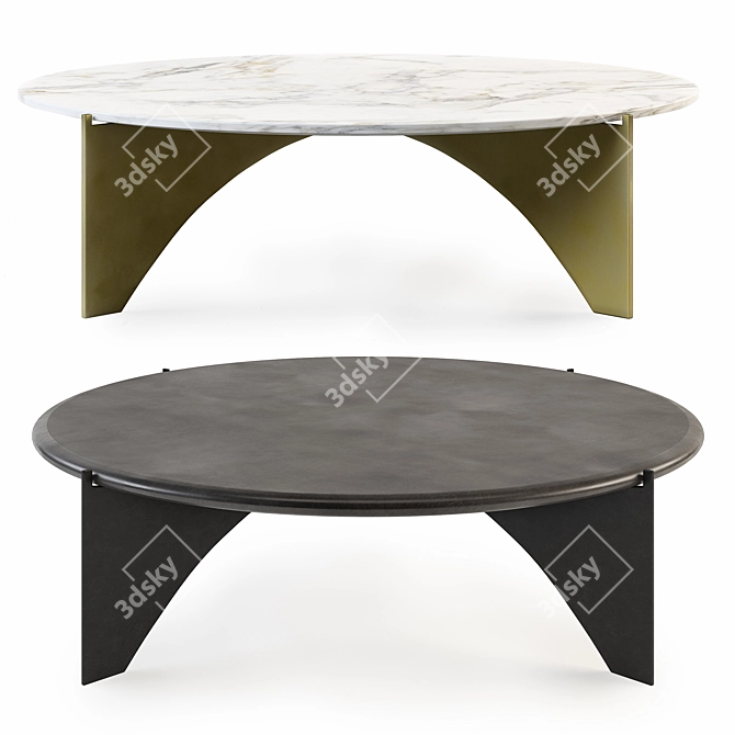 Baleno Coffee Table Collection 3D model image 2