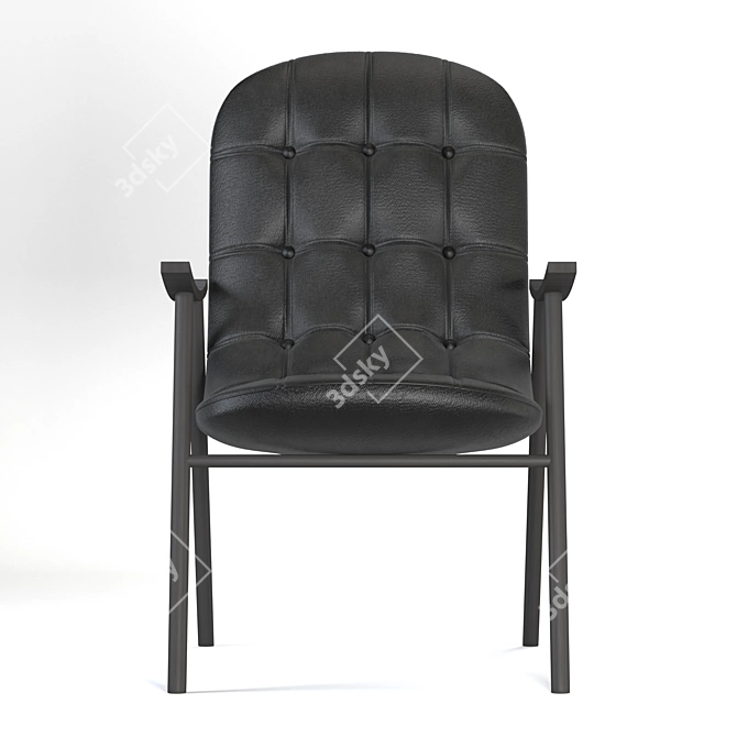 Modern Comfort at Home: FINN Chair 3D model image 3