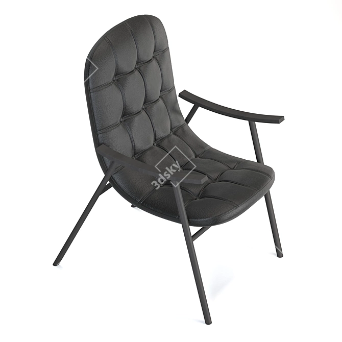 Modern Comfort at Home: FINN Chair 3D model image 4