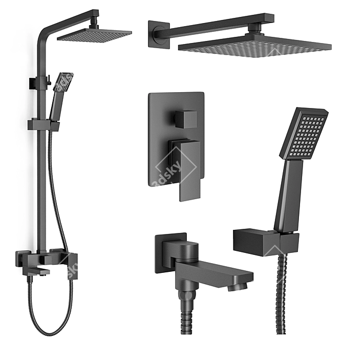 Elevate your shower experience 3D model image 1