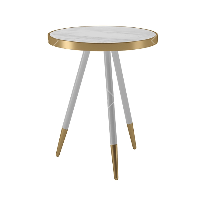 Modern Round Coffee Tables Set 3D model image 4