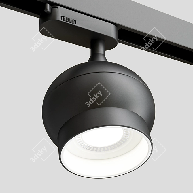 Sleek Ogle Ceiling Lamp 3D model image 2