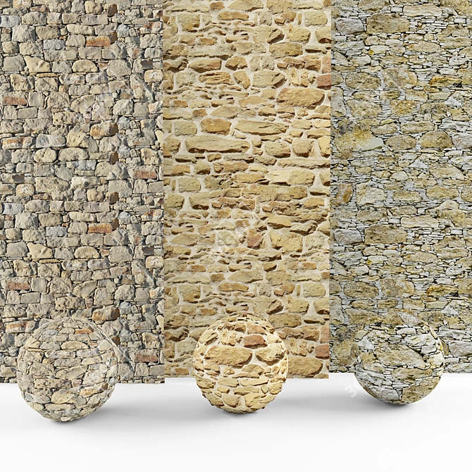 Elegant Wall Tiles - Vray Rendered 3D model image 1