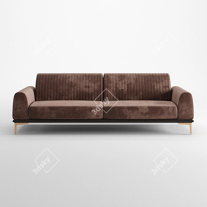 Ultimate Comfort Nirvana Sofa 3D model image 1