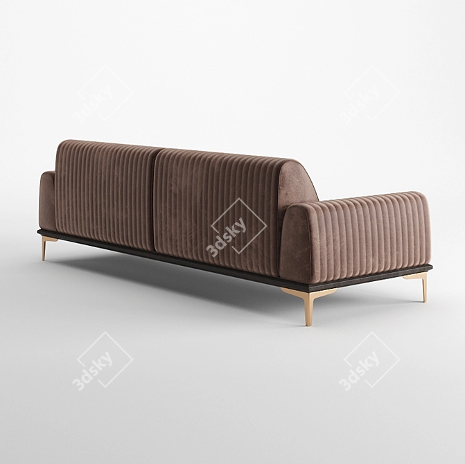 Ultimate Comfort Nirvana Sofa 3D model image 3