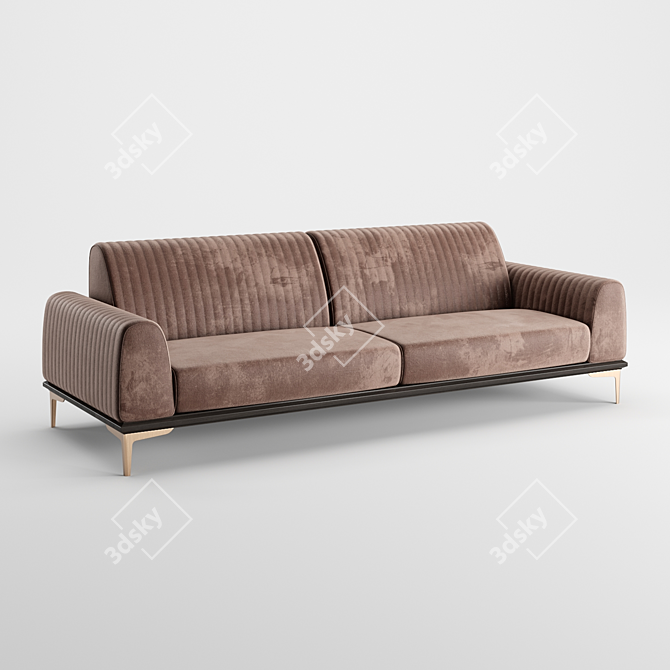 Ultimate Comfort Nirvana Sofa 3D model image 7