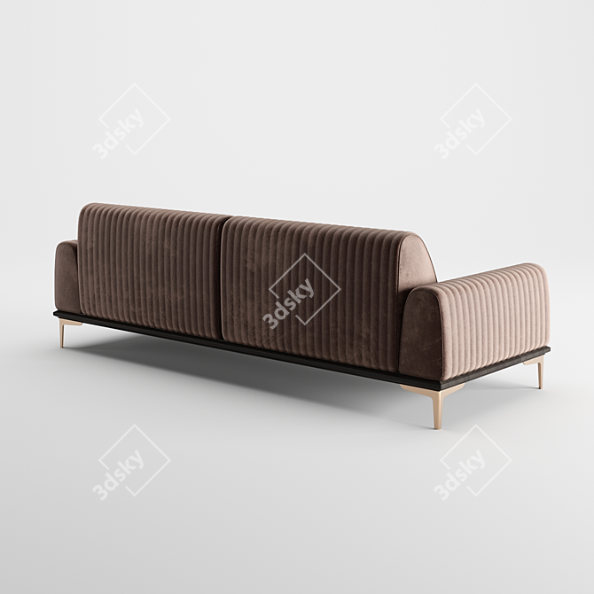 Ultimate Comfort Nirvana Sofa 3D model image 9