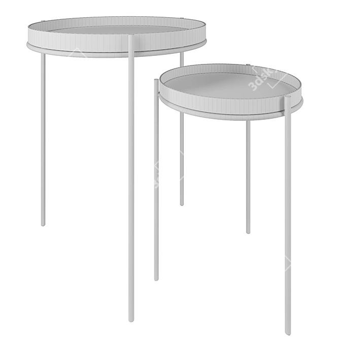 Picabea Scandinavian Coffee Table 3D model image 2