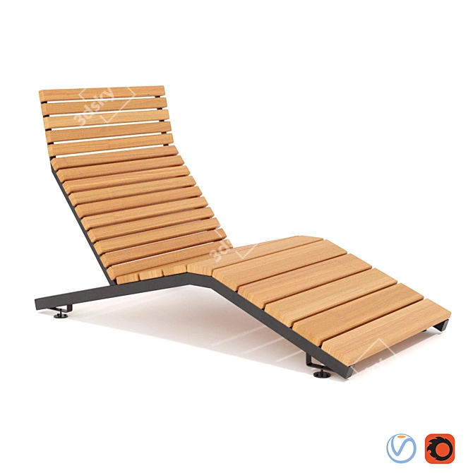 Adanat Outdoor Furniture 3D model image 2