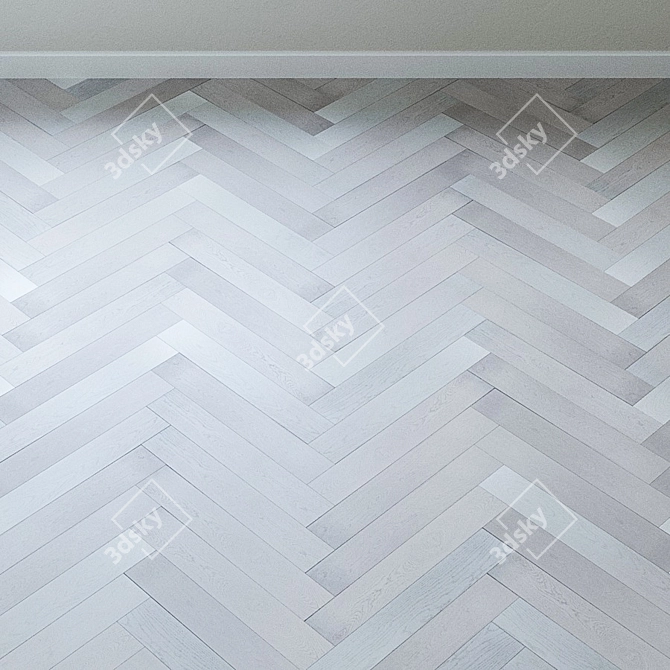 French Oak Parquet Board by Upofloor - Elegant and Durable 3D model image 4