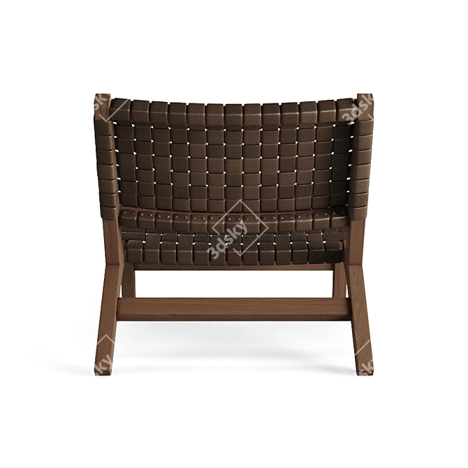 Title: Sophisticated 128 Lounge Chair by De La Espada 3D model image 3