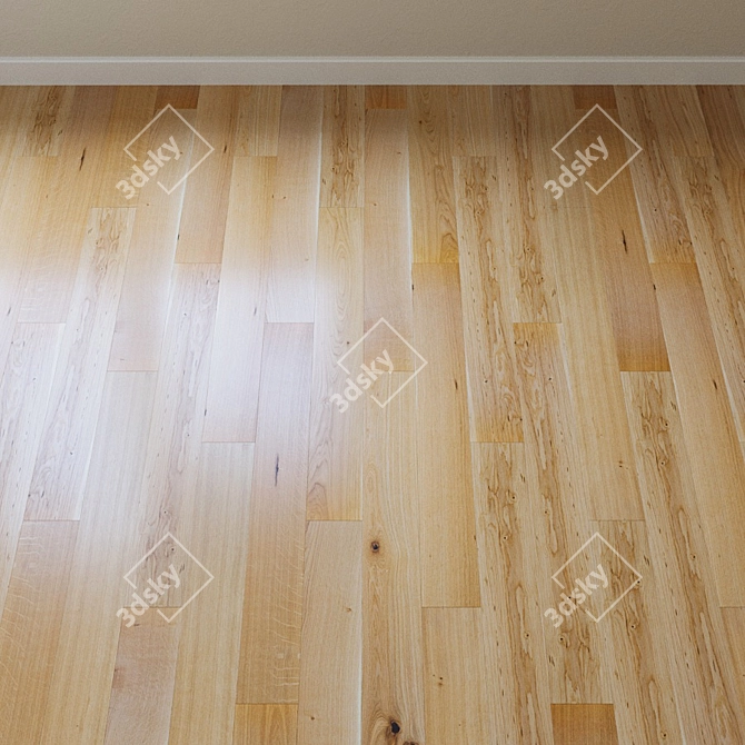 French Oak Chevron Parquet: Upofloor Upofloor 3D model image 3