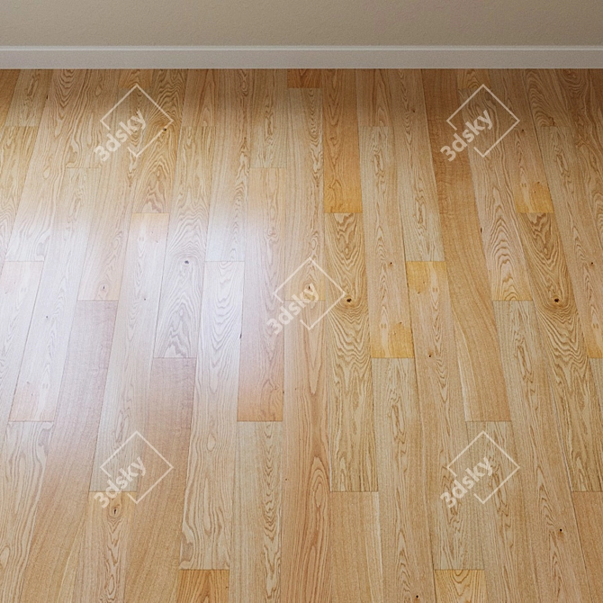 Upofloor Oak Parquet Board 3D model image 2