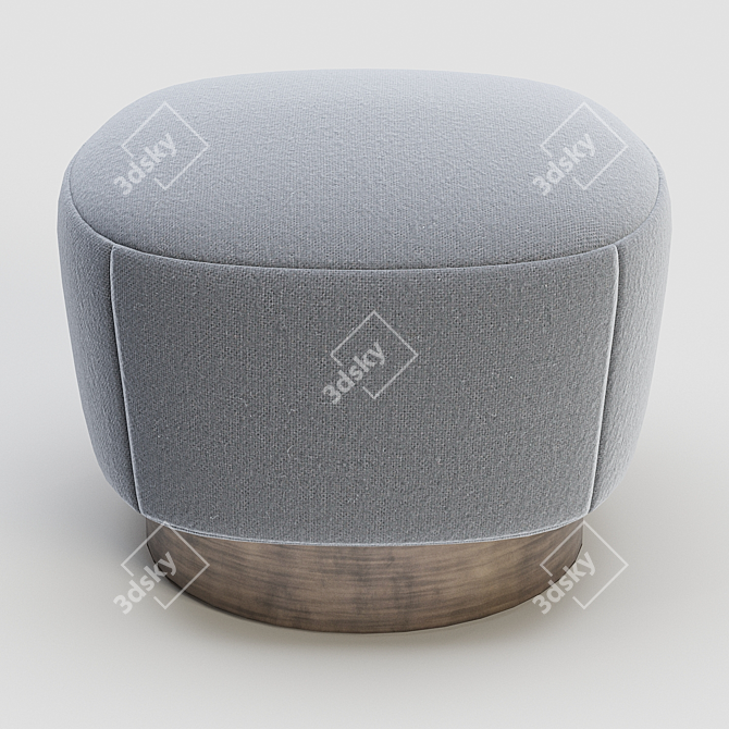  Holly Hunt Mesa Pouf Ottoman 3D model image 1