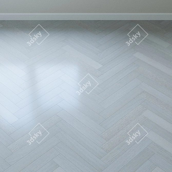 French Oak Parquet Board | Upofloor 3D model image 3