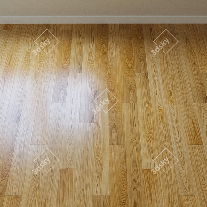 Upofloor Oak Parquet Board 3D model image 2