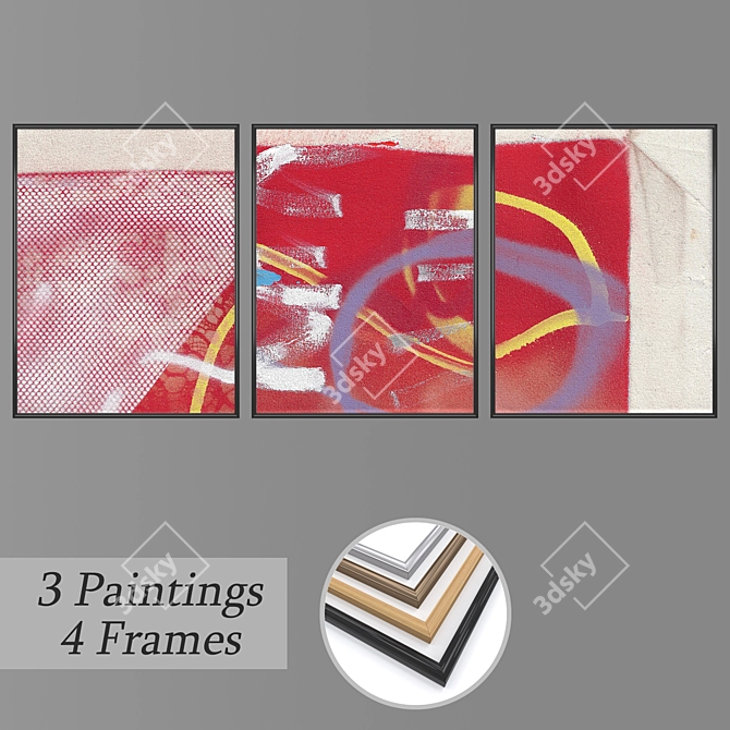 Multifunctional Wall Painting Set 3D model image 1