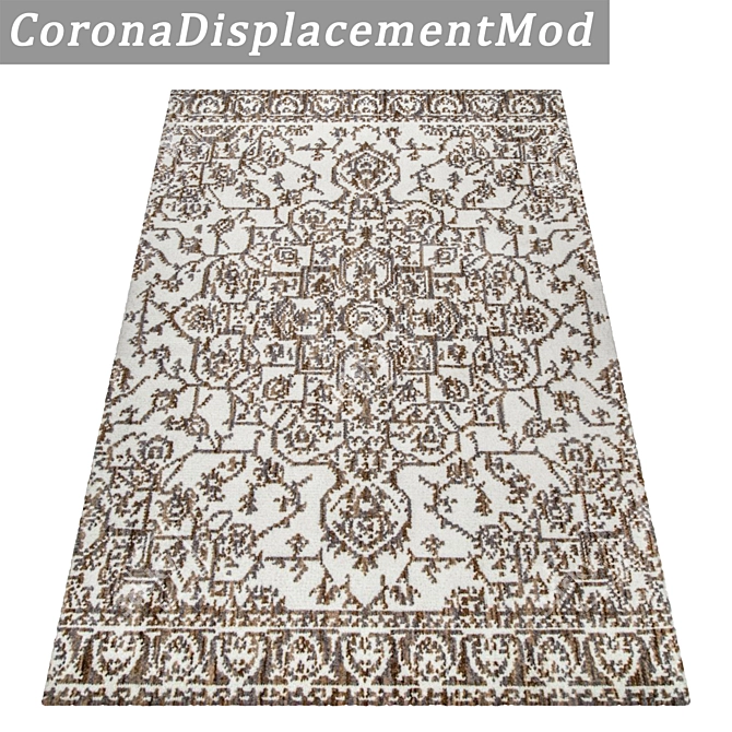 Luxury Carpet Set: High-Quality Textures for 3D Rendering 3D model image 4