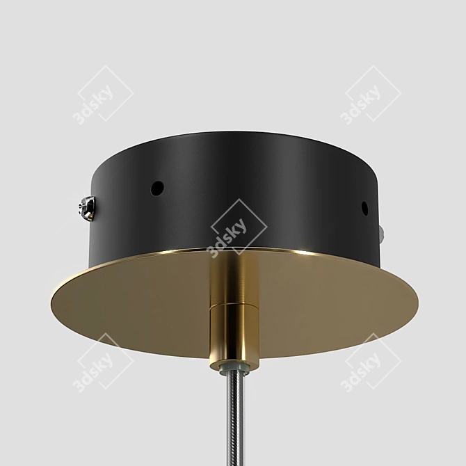 Golden Sub Pendant Lamp | Designer Collection 3D model image 4