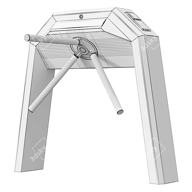 Smooth Turnstile Bundle 3D model image 5