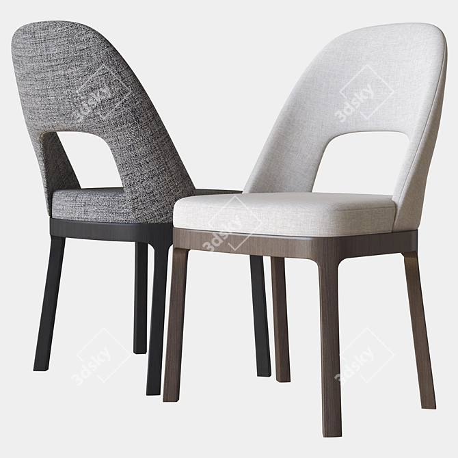 Ergonomic Judit Chair: Flexform 3D model image 2