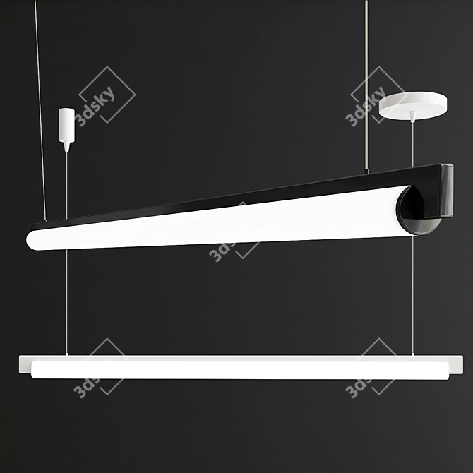 Illuminating Elegance: Keel Pendant Light 3D model image 1