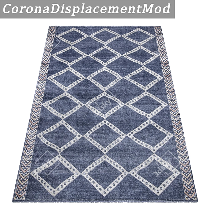 Luxury Carpet Set: High-Quality Textures, Multiple Variants 3D model image 4