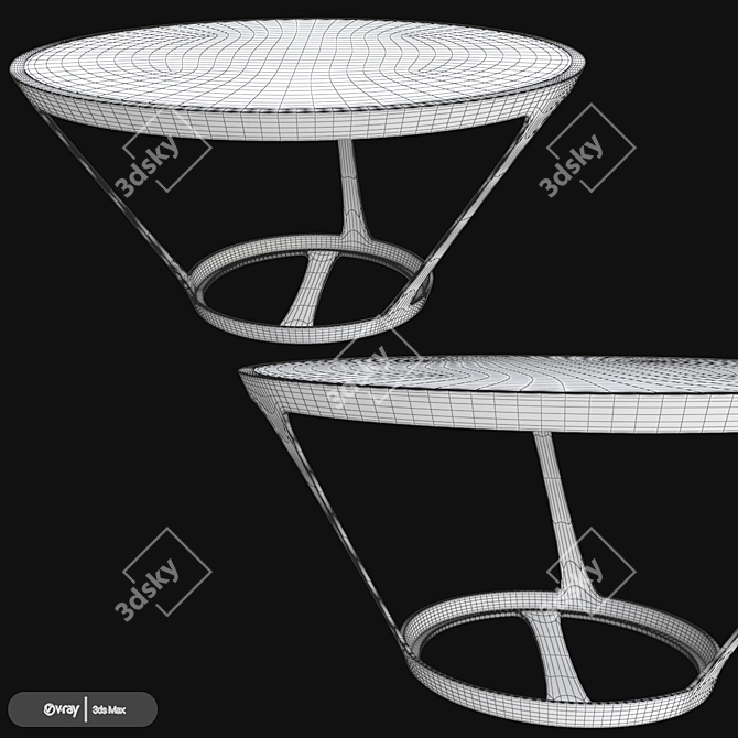 Roche Bobois ORA ITO Modern Table 3D model image 3