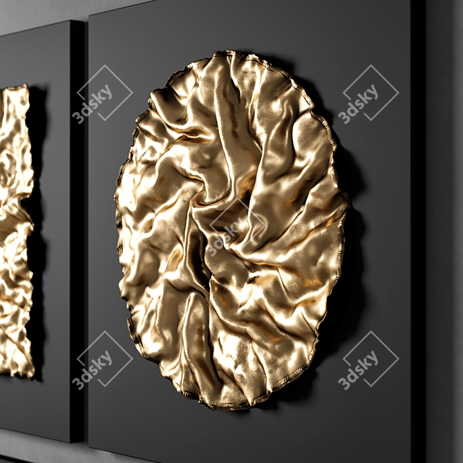  Modern Geometric Wall Decor 3D model image 4