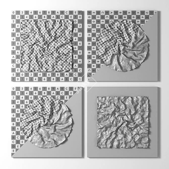  Modern Geometric Wall Decor 3D model image 5