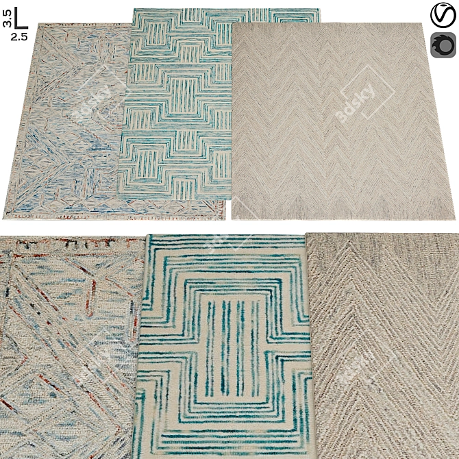 Texture Expert | HQ Carpets 3D model image 1