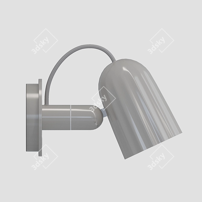 Minimalist Wall Lamp HAY 3D model image 4