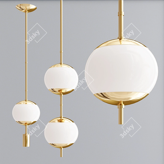 Elegant Monroe Collection Lighting 3D model image 1