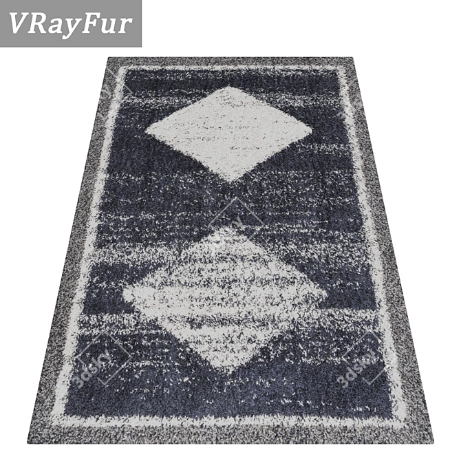 Luxury Carpet Set: High-Quality Textures 3D model image 2