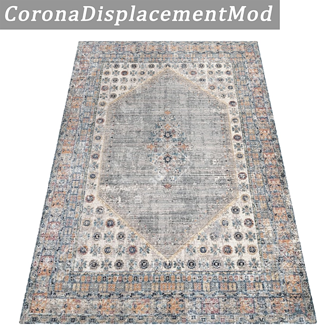 Luxury Carpets Set | High-Quality Textures 3D model image 4