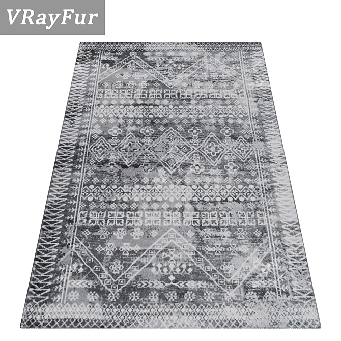 High-Quality Carpets Set 3D model image 2