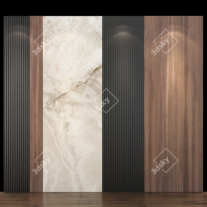  Decorative Wall Panel No.116 3D model image 1