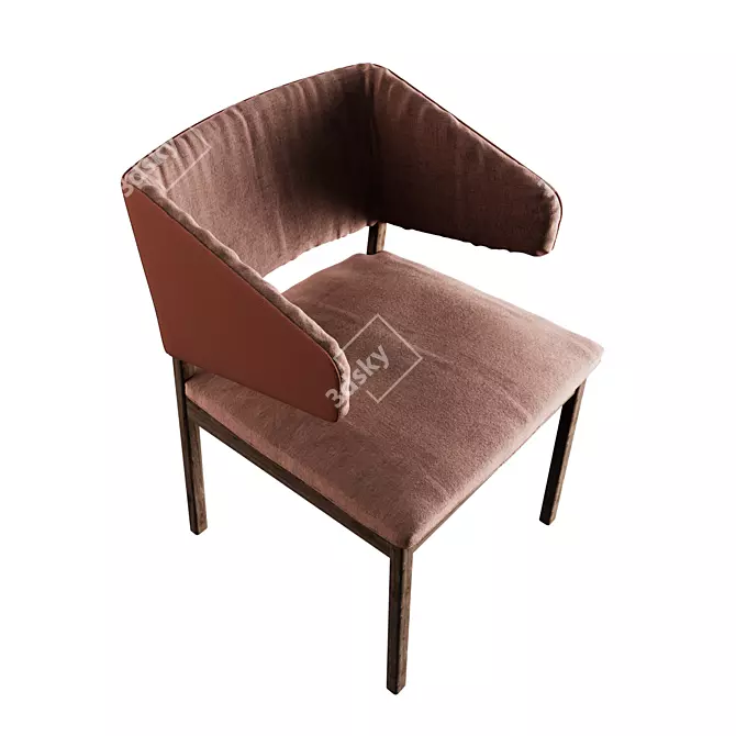 Sophisticated Comfort: Cizeta Juno Chair 3D model image 2