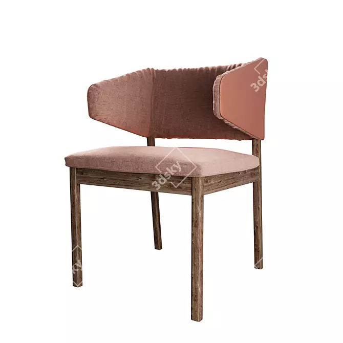 Sophisticated Comfort: Cizeta Juno Chair 3D model image 3