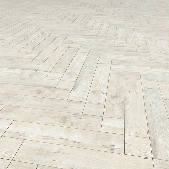 Versatile Laminate Flooring Tiles 3D model image 3