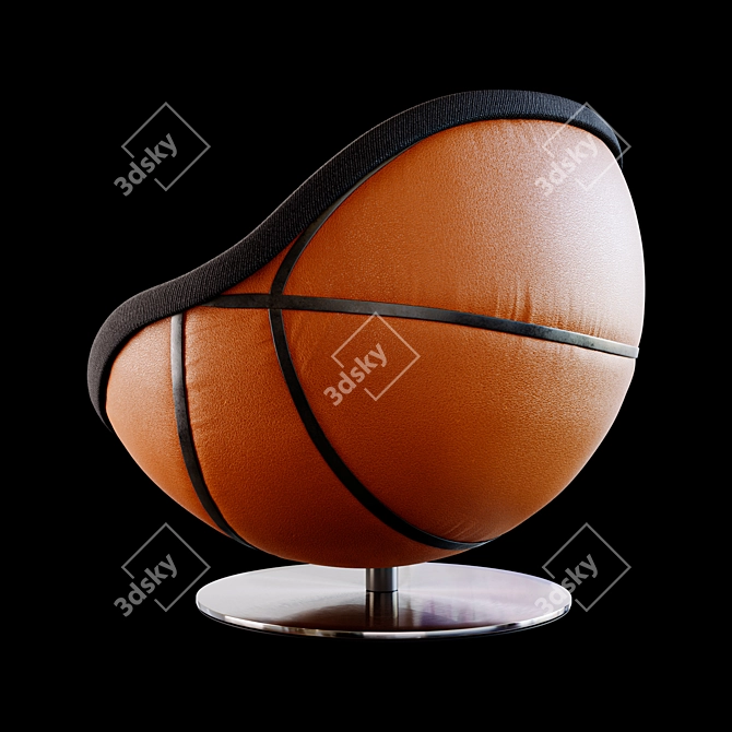 NBA Lounge Chair: Ultimate Comfort and Style 3D model image 2